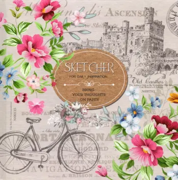 Блокнот Велосипед, 36 листов, нелинованный Блокнот Велосипед, 36 листов, нелинованный обложка книги