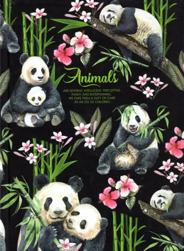 Блокнот Панды, 80 листов, А5 Блокнот Панды, 80 листов, А5 обложка книги