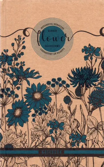 Блокнот Крафт, 80 листов, чистые листы, синий обложка книги