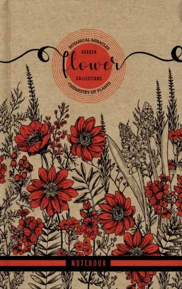 Блокнот Крафт, 80 листов, чистые листы, красный обложка книги