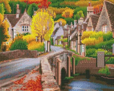 Алмазная мозаика. Уютный городок обложка книги