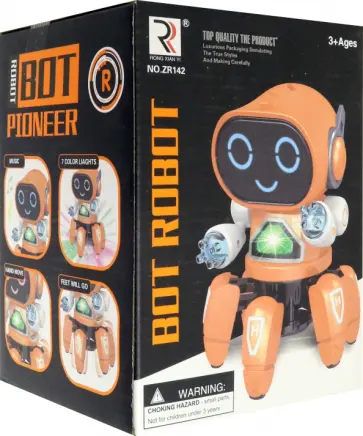 Робот Веселый паук на батарейках Робот Веселый паук на батарейках обложка книги