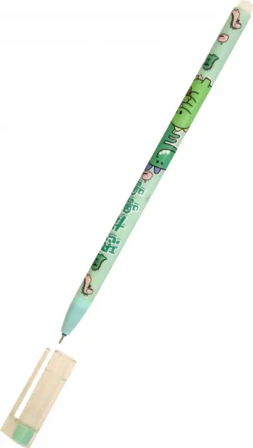 Ручка гелевая со стираемыми чернилами. Динозаврики обложка книги