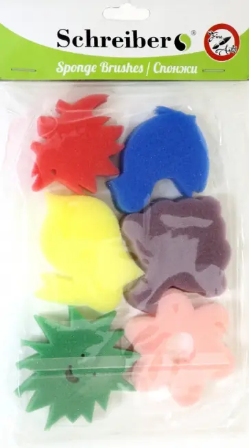 Набор спонжей Разные формы, 6 шт. Набор спонжей Разные формы, 6 шт. обложка книги