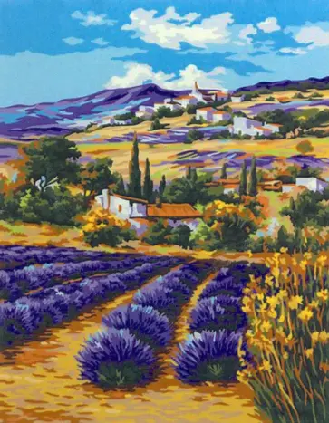 Картина по номерам Пейзаж обложка книги