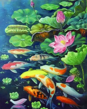 Картина по номерам. Кувшинки обложка книги