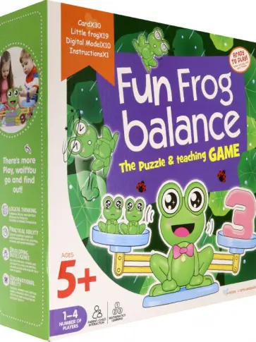 Настольная игра-баланс Лягушка Настольная игра-баланс Лягушка обложка книги