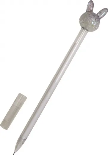 Ручка гелевая Выдувная карамель, Зайка, синяя обложка книги