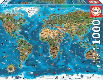 Пазл-1000. Достопримечательности мира обложка книги