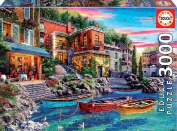 Пазл-3000. Закат в Комо обложка книги