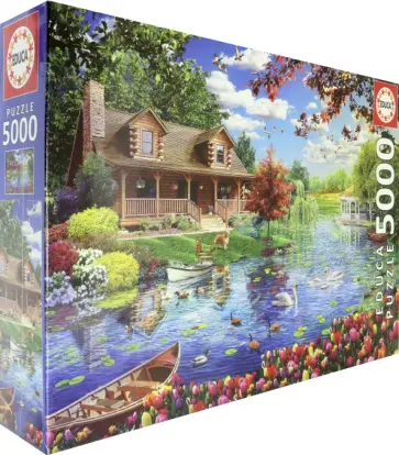 Пазл-5000. Дом на озере обложка книги