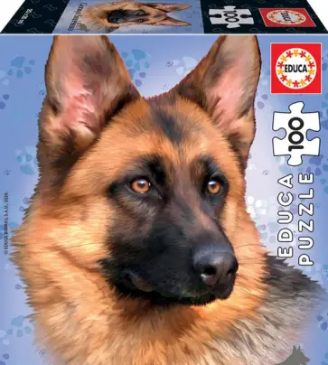 Игрушка-головоломка пазл-100 Немецкая овчарка обложка книги