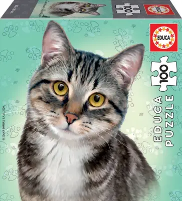 Пазл-100 Кошка Европейская обложка книги