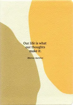 Ежедневник полудатированный Stains, А5, 160 листов, бежевый обложка книги