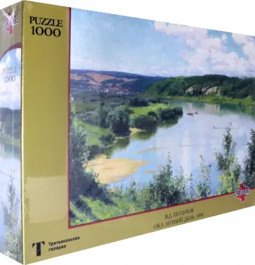 Puzzle-1000. Поленов В.Д. Ока. Летний день обложка книги