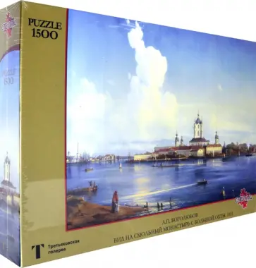 Puzzle-1500 Боголюбов А. П. Вид на Смольный монастырь с Большой Охты Puzzle-1500 Боголюбов А. П. Вид на Смольный монастырь с Большой Охты обложка книги