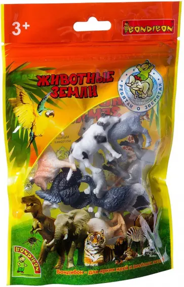 Набор животных Ферма, 12 шт. обложка книги