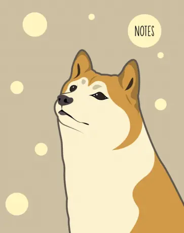 Тетрадь Woooof!, 80 листов, клетка, А5 обложка книги