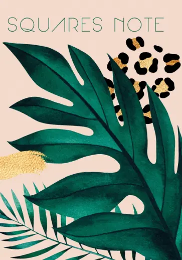 Тетрадь Flower, А6+, 64 листов, клетка обложка книги