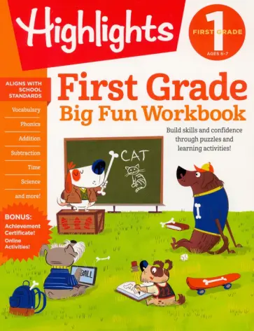 First Grade Big Fun Workbook обложка книги