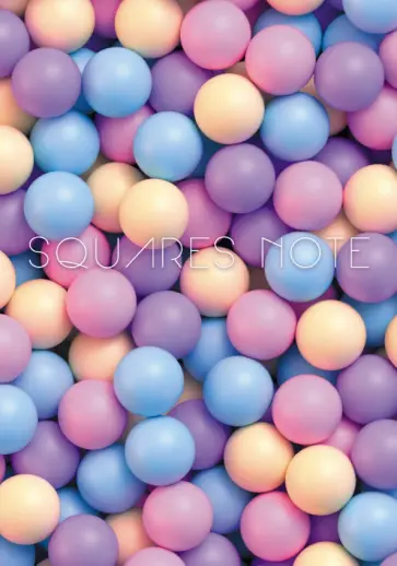 Тетрадь Balls, 64 листа, клетка, А6 обложка книги