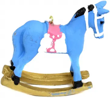 Новогоднее подвесное украшение Пони, синий обложка книги