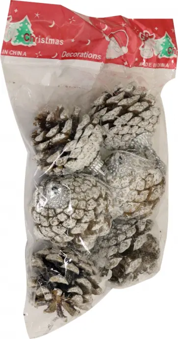 Набор ёлочных подвесок Нарядные шишки, 6 шт. обложка книги