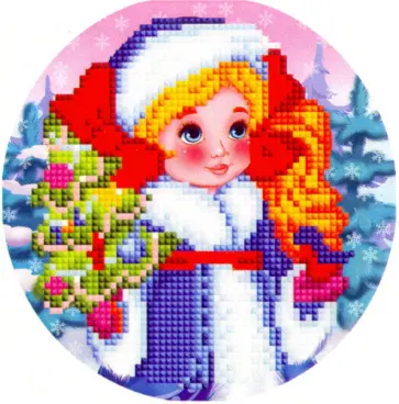 Алмазная мозаика Маленькая девочка и друзья обложка книги