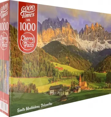 Puzzle-1000. Санта-Маддалена, Доломиты обложка книги