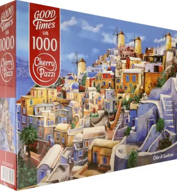Puzzle-1000. Краски Санторини обложка книги