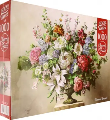 Puzzle-1000. Гламурный букет обложка книги