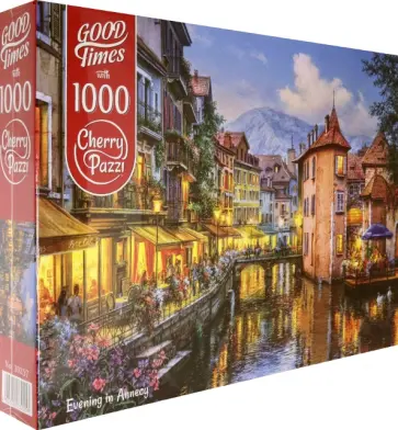 Puzzle-1000. Вечер в Анси обложка книги