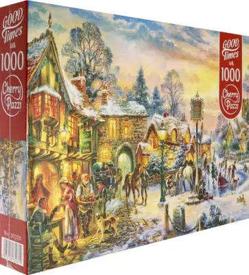 Puzzle-1000. Зимние сумерки обложка книги