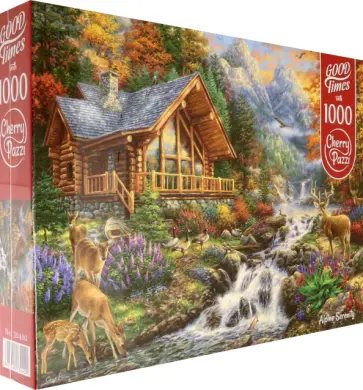 Puzzle-1000. Альпийская безмятежность обложка книги