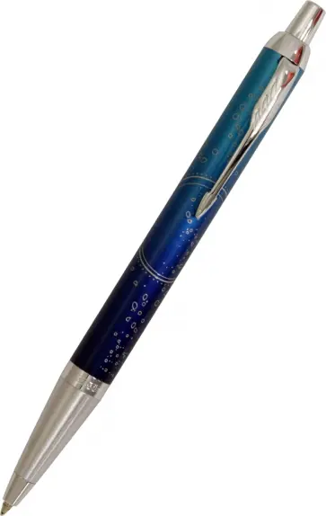 Ручка шариковая автоматическая IM Special Edition Submerge, синяя обложка книги