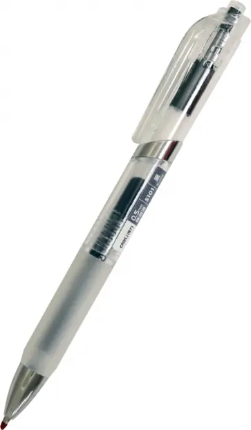 Ручка гелевая автоматическая, черная обложка книги