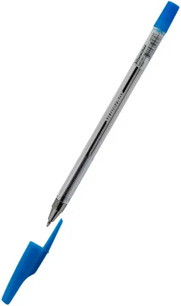 Ручка шариковая STYLE, синяя обложка книги