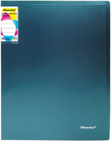 Папка с 20 вкладышами, А4, зеленая обложка книги