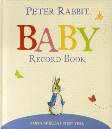 Peter Rabbit Baby Record Book обложка книги