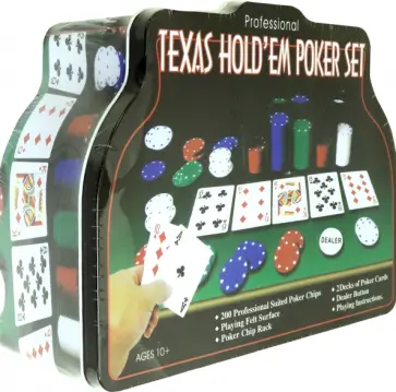 Набор Покер, в металлической банке, 200 фишек обложка книги