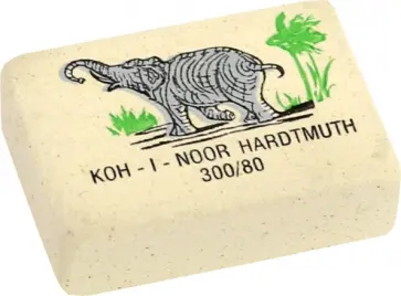 Ластик белый ELEPHANT обложка книги