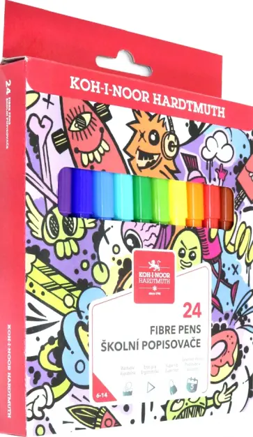 Фломастеры Teenage смываемые, 24 цвета обложка книги