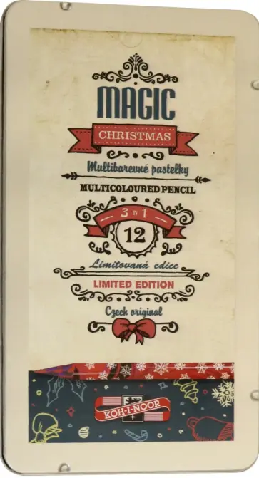 Карандаши цельнографитные цветные в лаке Progresso Magic Limited Edition, 12 цветов обложка книги