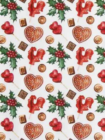 Бумага оберточная, Новогодние эмоции обложка книги