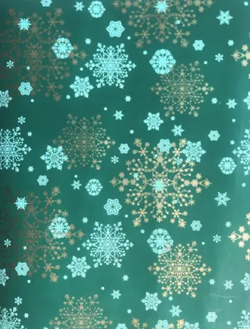 Бумага оберточная, Снежинки обложка книги