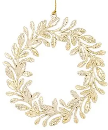 Подвесное украшение Венок золотой обложка книги