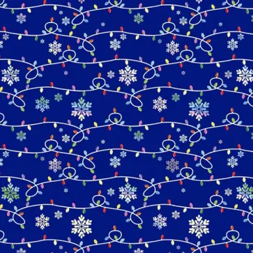 Бумага оберточная, Новогодняя гирлянда обложка книги