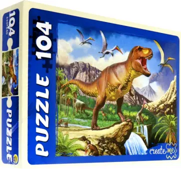 Puzzle-104. Мир динозавров №14 обложка книги