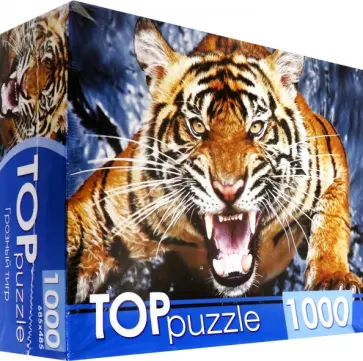 Puzzle-1000. Грозный тигр обложка книги