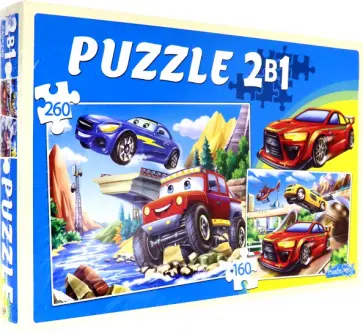 Пазлы 2в1 Яркий транспорт №2 обложка книги